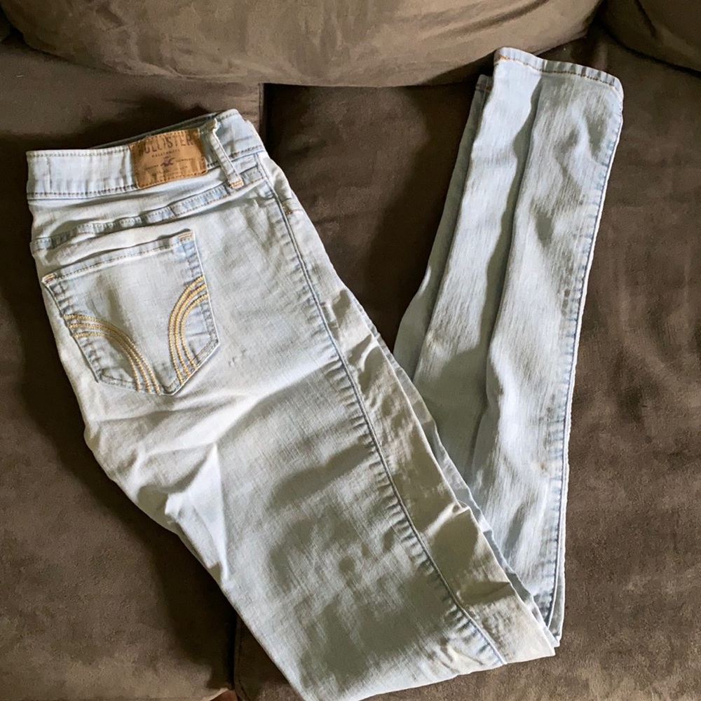 Hollínate light blue washed jeans